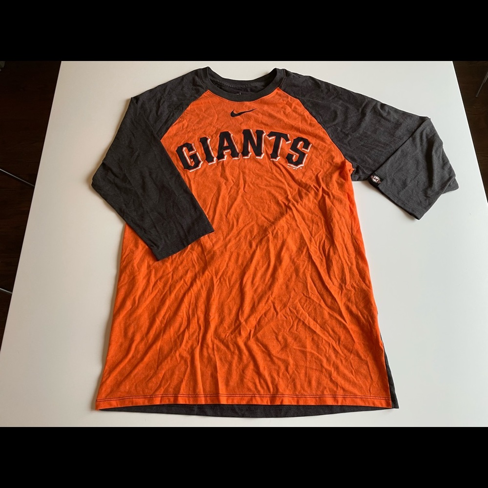 New Nike San Francisco Giants 3/4 arm T-shirt